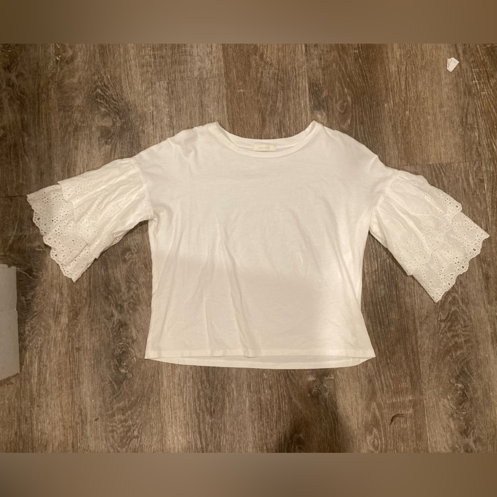 100% Cotton Eyelet Lace Top